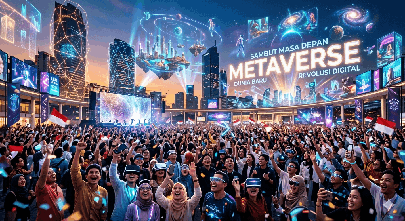 Metaverse — semesta virtual 3D yang imersif dan terdesentralisasi